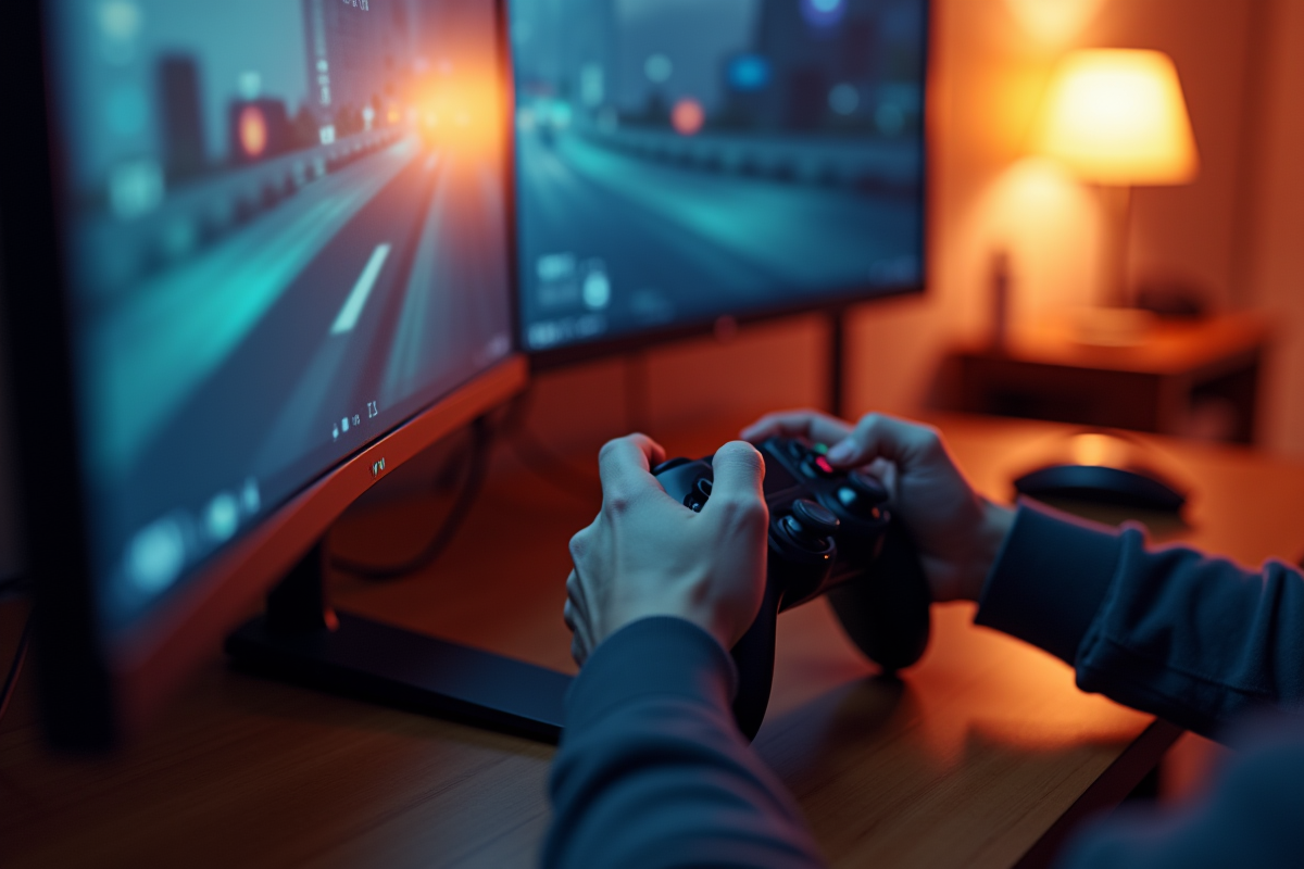écran gaming